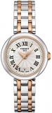 Tissot womens Bellissima 316L stainless steel case with rose gold PVD coating Dress Watch Rose Gold 5N,Grey T1260102201301