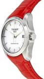 Tissot Women's T0352071603101 T-Classic 32mm Silver Dial Leather Watch