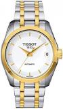 Tissot Couturier Automatic White Dial Two-tone Ladies Watch T0352072201100