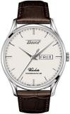 Tissot mens Viso Date 316L stainless steel case Specialities Brown T1184301627100