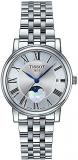 Tissot Womens Carson Premium Lady Moonphase Swiss Quartz Watch, Grey, Stainless Steel, 16 (T1222231103300)