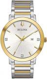 Bulova Mens Analogue Quartz Watch with Stainless Steel Strap 98D151