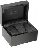 Bulova Men's 'Murren' Mechanical Hand Wind Stainless Steel and Black Leather Automatic Watch (Model: 63B176)