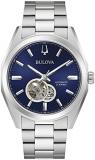 Bulova Classic Automatic Surveyor Stainless Steel Bracelet Watch | 42mm | 96A275