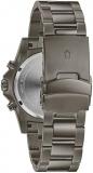 Bulova Men's Classic Sport Stainless Steel 6-Hand Chronograph Quartz Watch with 44mm Dial