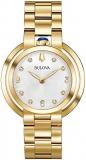 Bulova Ladies Rubaiyat Diamond Dial Stainless Steel Watch