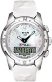 Tissot Womens T-Touch II Antimagnetic Polished Titanium case Swiss Quartz Tactil...