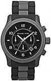 Michael Kors Black Silicone Strap Quartz Chronograph