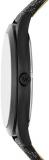 Michael Kors Men's Slim Runway Stainless Steel Quartz Watch with PVC Strap, Black, 22 (Model: MK8908)