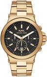 Michael Kors Men's Dylan Quartz Watch with Stainless Steel Strap, Gold, 26 (Model: MK8731)