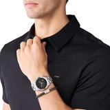 Michael Kors Slim Runway Chronograph Stainless Steel Watch and PVC Bracelet Set (Model: MK1056SET)