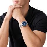 Michael Kors Men's Hutton Chronograph Watch with Leather or Steel Band