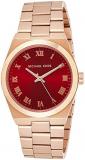 Michael Kors Women's Channing Watch, Rose/Crimson, One Size