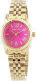 Michael Kors Mini Lexington Pink Dial Gold-Tone Ladies Watch MK3270