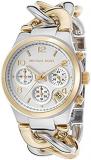 Michael Kors Watches Runway Twist Watch (Two Tone Gold)