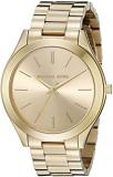 Michael Kors Women's 41mm Stainless Steel Goldtone Slim Runway Watch