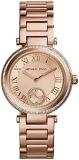 Michael Kors Skylar Rose Dial Rose Tone SS Quartz Multi Woman's Watch MK5971