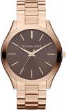 Michael Kors Vintage Classic Slim Runway Rose Gold-Tone Ladies Watch MK3181