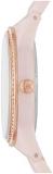 Michael Kors Women's Watch Ritz, 37 mm case Size, Three Hand Movement, Ceramic Strap, Pink, 37mm, Bracelet