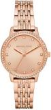 Michael Kors Women's Melissa Three-Hand Stainless Steel Watch, 36 mm case Size, Stainless Steel Strap