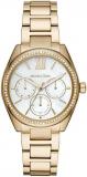 Michael Kors Women's Janelle Multifunction Gold-Tone Stainless Steel Watch MK7094