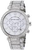 Michael Kors Women's 'Parker' Silver Super Glitz Watch - MK5572