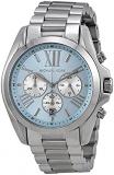 Michael Kors Women's MK6099 - Bradshaw Silver/Blue Watch