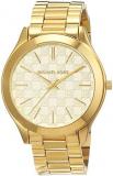 Michael Kors Women's Slim Runway Gold Tone Stainless Steel Watch MK3335