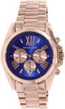 Michael Kors Bradshaw Blue Dial Rose Gold Tone Women Watch MK5951