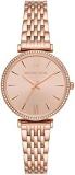 Michael Kors Women's Maisie Three-Hand Rose Gold-Tone Stainless Steel Watch MK4421