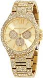 Oversized Camille Pavé Gold-Tone Watch