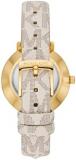 Michael Kors Women's Pyper Stainless Steel Quartz Watch with PVC Strap, White, 14 (Model: MK1037)