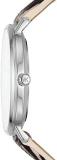 Michael Kors Pyper Three-Hand Zebra-Print Leather Strap