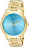 Michael Kors MK3265 Women's Slim Runway Gold-Tone Stainless Steel Bracelet Watch