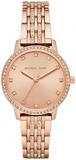 Michael Kors MK4369 Rose Gold Tone Dial/Bracelet Band Melissa Three-Hand Stainless Steel Women's Watch