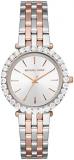 Michael Kors Women's Darci Quartz Watch with Stainless Steel Strap, Multicolor, 16 (Model: MK4515)