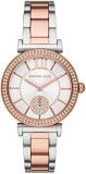 Michael Kors Women's Abbey Quartz Watch with Stainless Steel Strap
