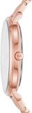 Michael Kors Women's Pyper Stainless Steel Quartz Watch with Stainless-Steel-Plated Strap, Rose Gold, 16 (Model: MK3897)