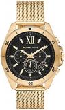 Michael Kors Men's Brecken Quartz Watch with Stainless Steel Strap, Gold, 22 (Model: MK8867)