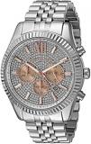 Michael Kors Men's Lexington Silver-Tone Watch MK8515