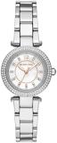 Michael Kors Women's Parker Quartz Watch with Stainless Steel Strap, Silver, 14 (Model: MK6932)