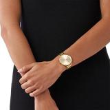 Michael Kors Women's Pyper Stainless Steel Quartz Watch with Stainless-Steel-Plated Strap, Gold, 16 (Model: MK3898)
