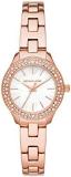 Michael Kors Women's Quartz Watch with Stainless Steel Strap, Rose Gold, 12 (Model: MK4558)