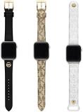 Michael Kors Interchangeable Watch Band Compatible with Your 38mm/40mm/41mm Apple Watch- Leather or Silicone Bands for Apple Watch Series 8/7/6/5/4/3/2/1/SE