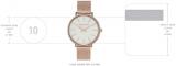 Michael Kors Women's Mini Pyper Two Hand Stainless Steel Watch