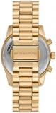 Michael Kors Watches Women's Lexington Quartz Watch with Stainless Steel Strap, Gold, 20 (Model: MK7216)