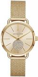 Michael Kors Women's Portia Three-Hand Stainless Steel Watch