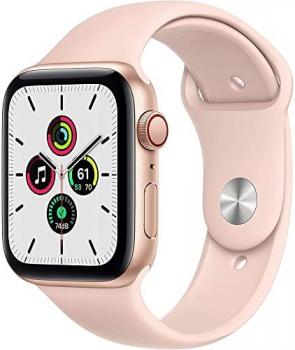 Apple Watch Series SE 44mm Gold Aluminum (GPS+Cellular) - MYEP2LL/A (Renewed)