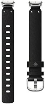 Fitbit Luxe, Leather Alternative Band,Black,Large