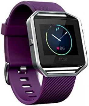 Fitbit Blaze Smart Fitness Watch, Plum, Large (Refurbished)